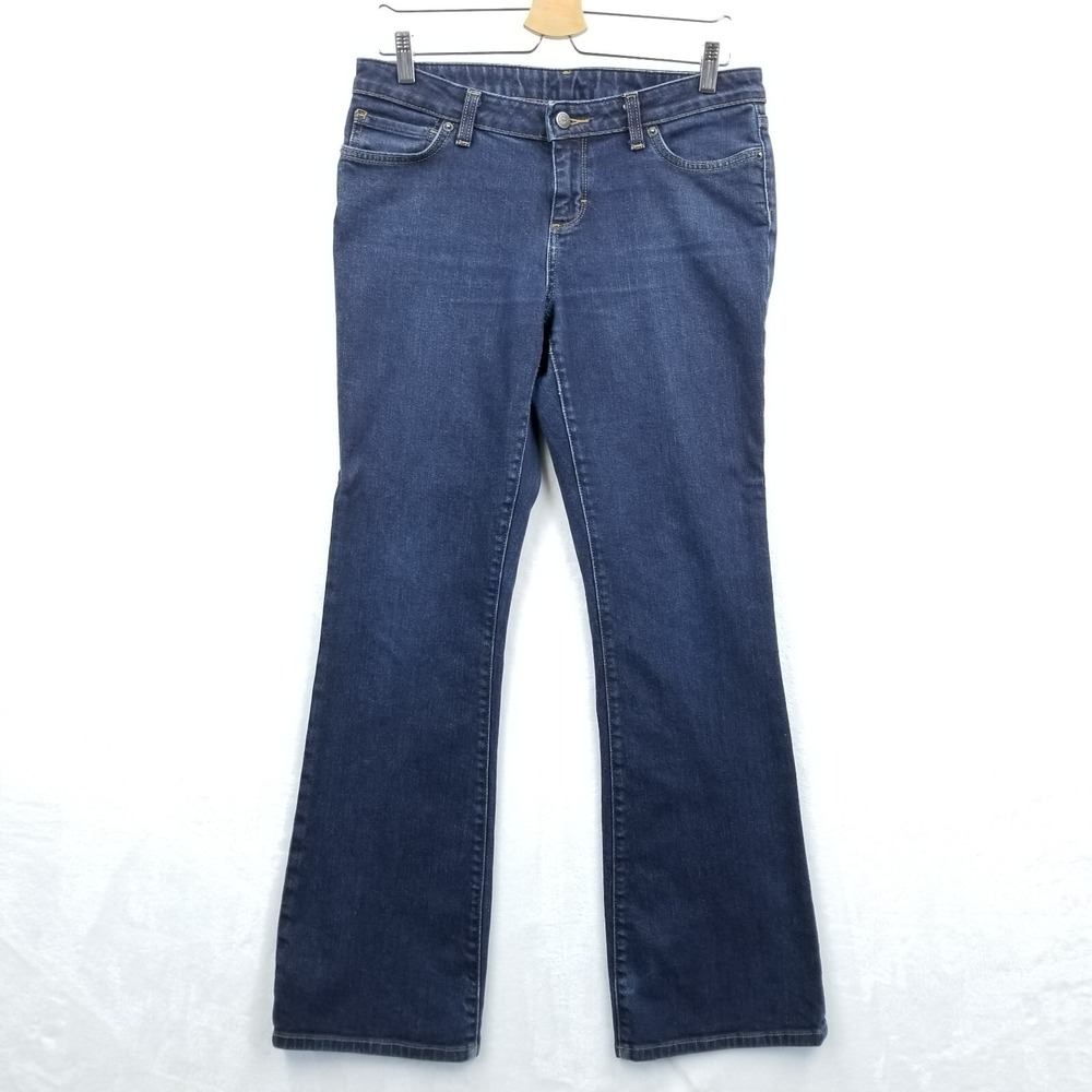 Vintage Patagonia Jeans Women 32 x 30 Blue Organic Cotton Mid Rise Bootcut Dark